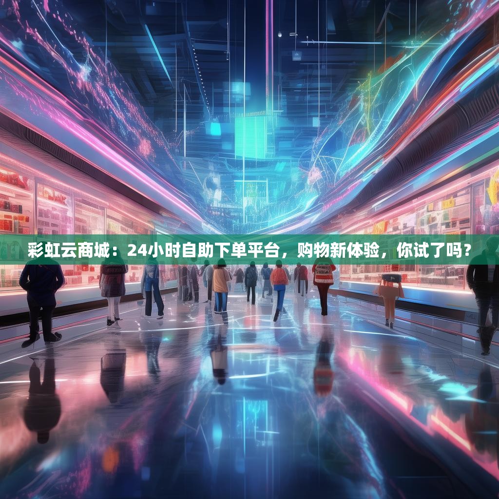 彩虹云商城：24小时自助下单平台，购物新体验，你试了吗？