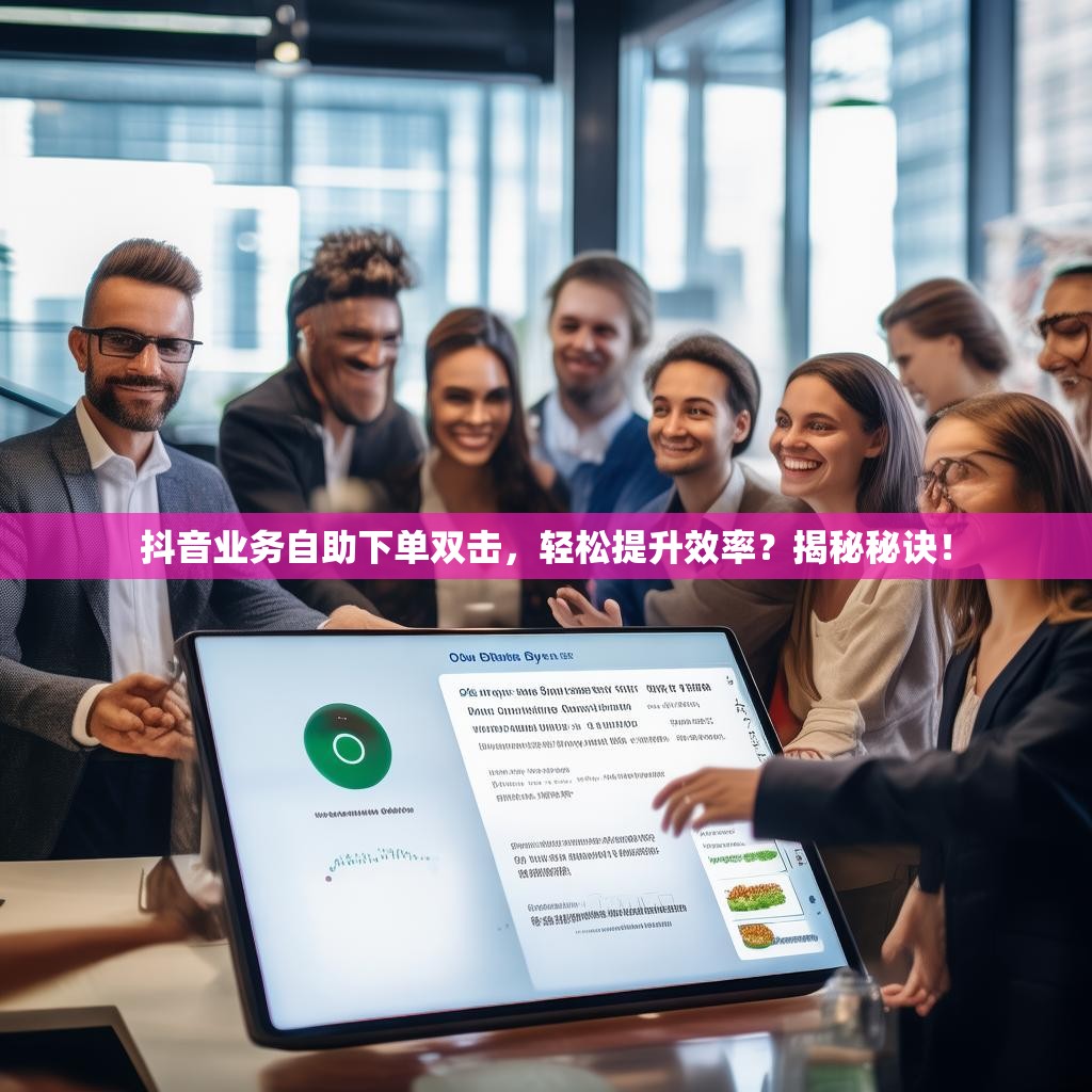 抖音业务自助下单双击，轻松提升效率？揭秘秘诀！
