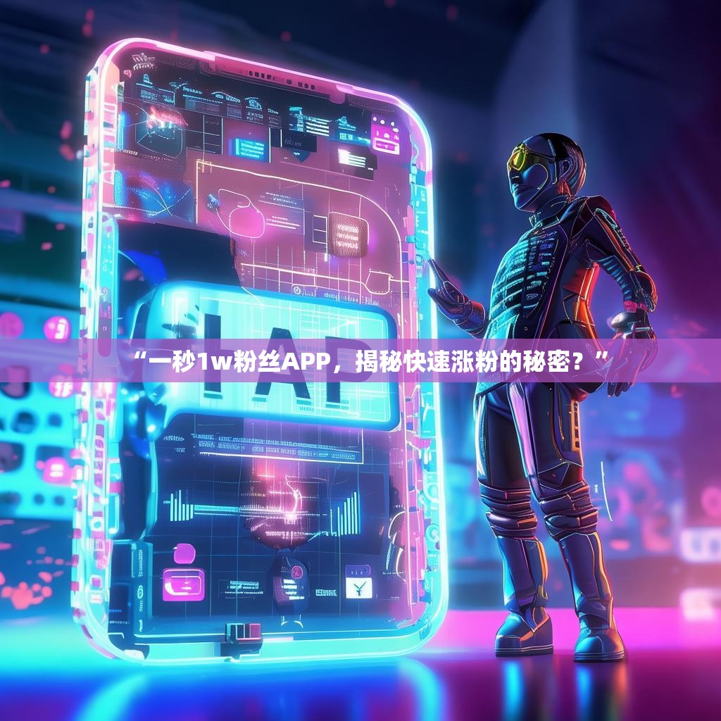 “一秒1w粉丝APP，揭秘快速涨粉的秘密？”