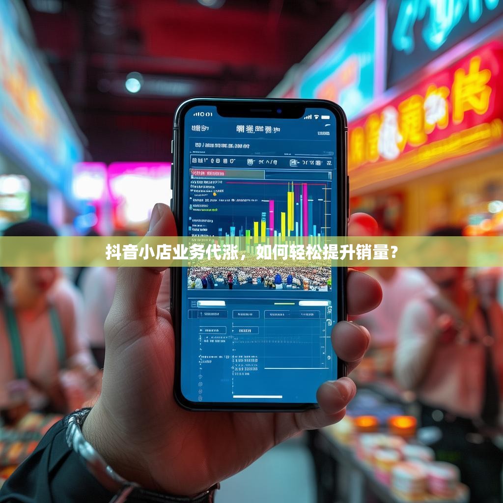 抖音小店业务代涨，如何轻松提升销量？