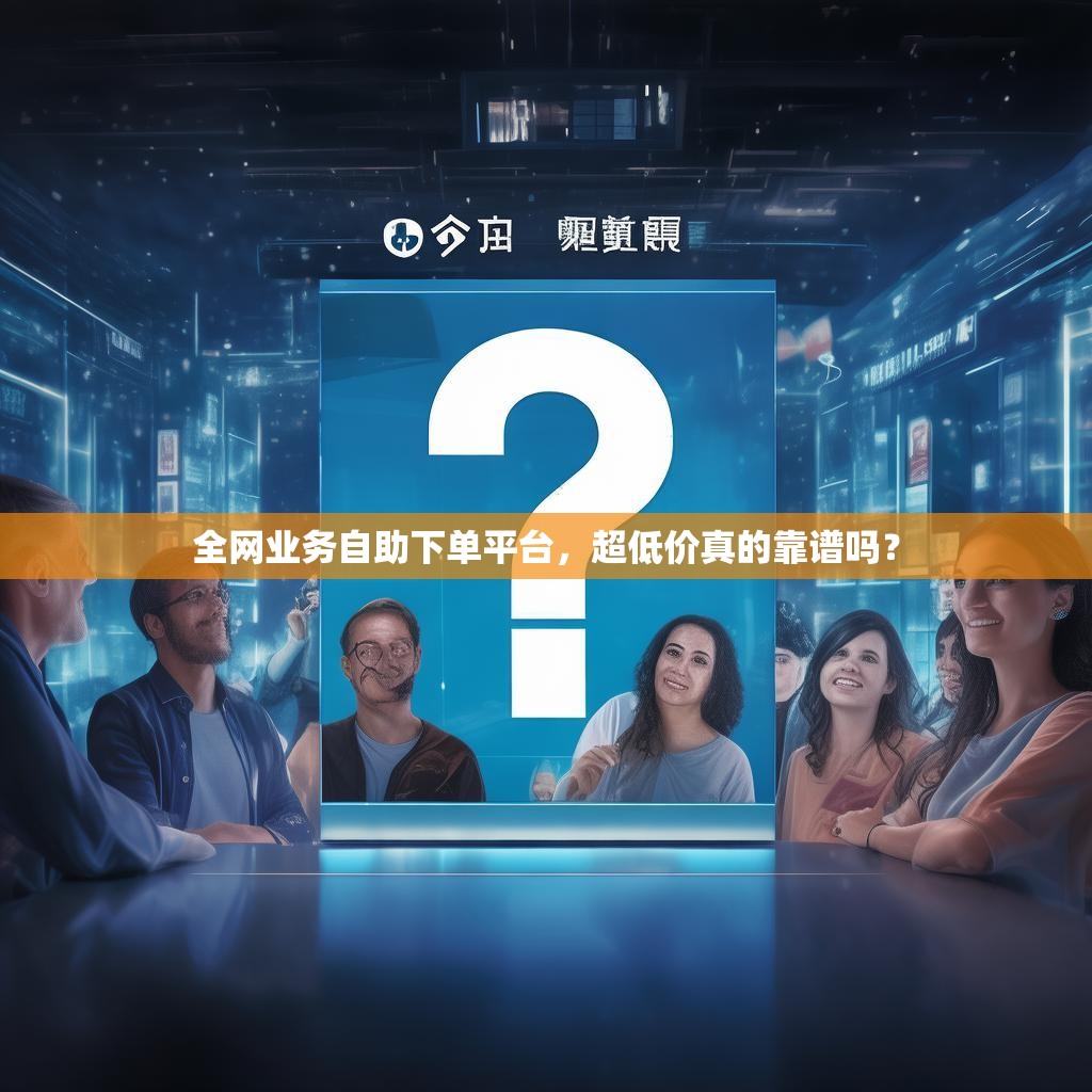 全网业务自助下单平台，超低价真的靠谱吗？
