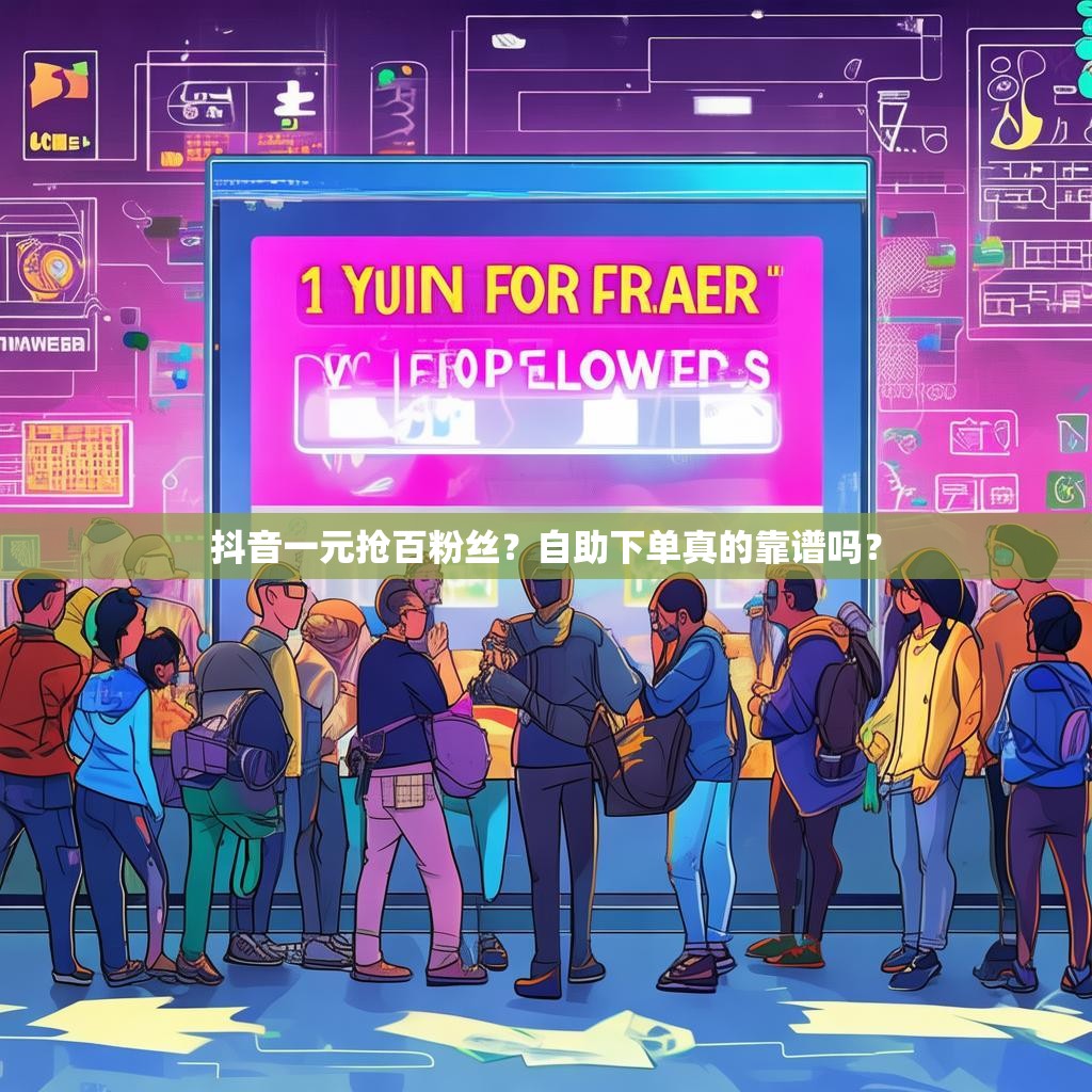抖音一元抢百粉丝？自助下单真的靠谱吗？