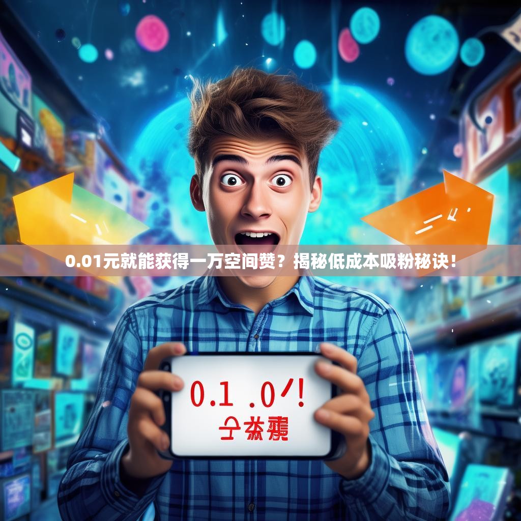 0.01元就能获得一万空间赞？揭秘低成本吸粉秘诀！