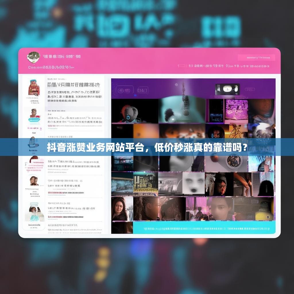 抖音涨赞业务网站平台,低价秒涨真的靠谱吗? 抖音涨赞业务网站平台,低价秒涨真的靠谱吗?