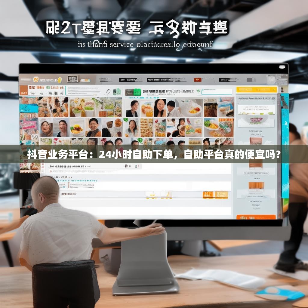 抖音业务平台：24小时自助下单，自助平台真的便宜吗？