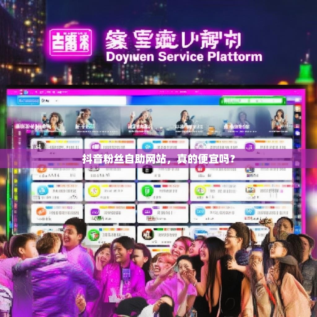 抖音粉丝自助网站，真的便宜吗？