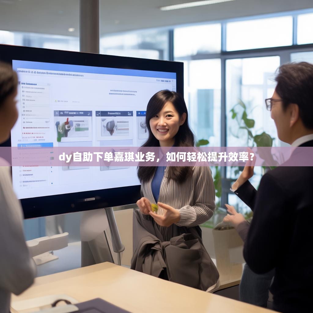 dy自助下单嘉琪业务，如何轻松提升效率？