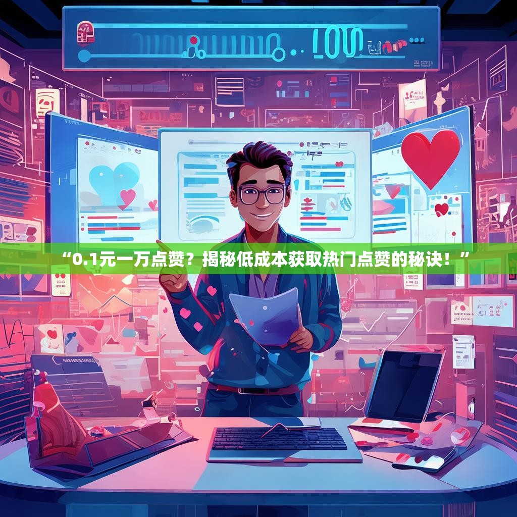 “0.1元一万点赞?揭秘低成本获取热门点赞的秘诀!” “0.1元一万点赞?揭秘低成本获取热门点赞的秘诀!”
