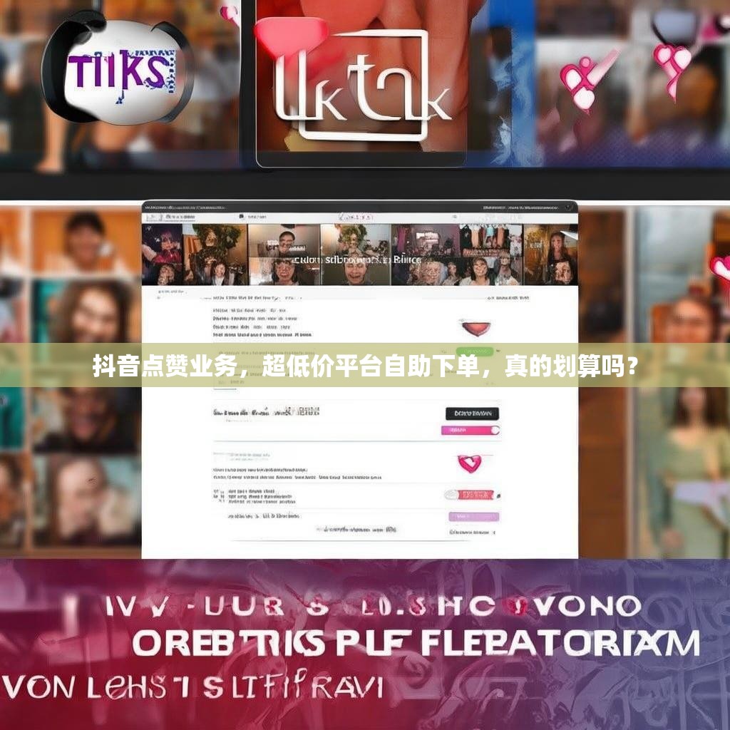 抖音点赞业务，超低价平台自助下单，真的划算吗？