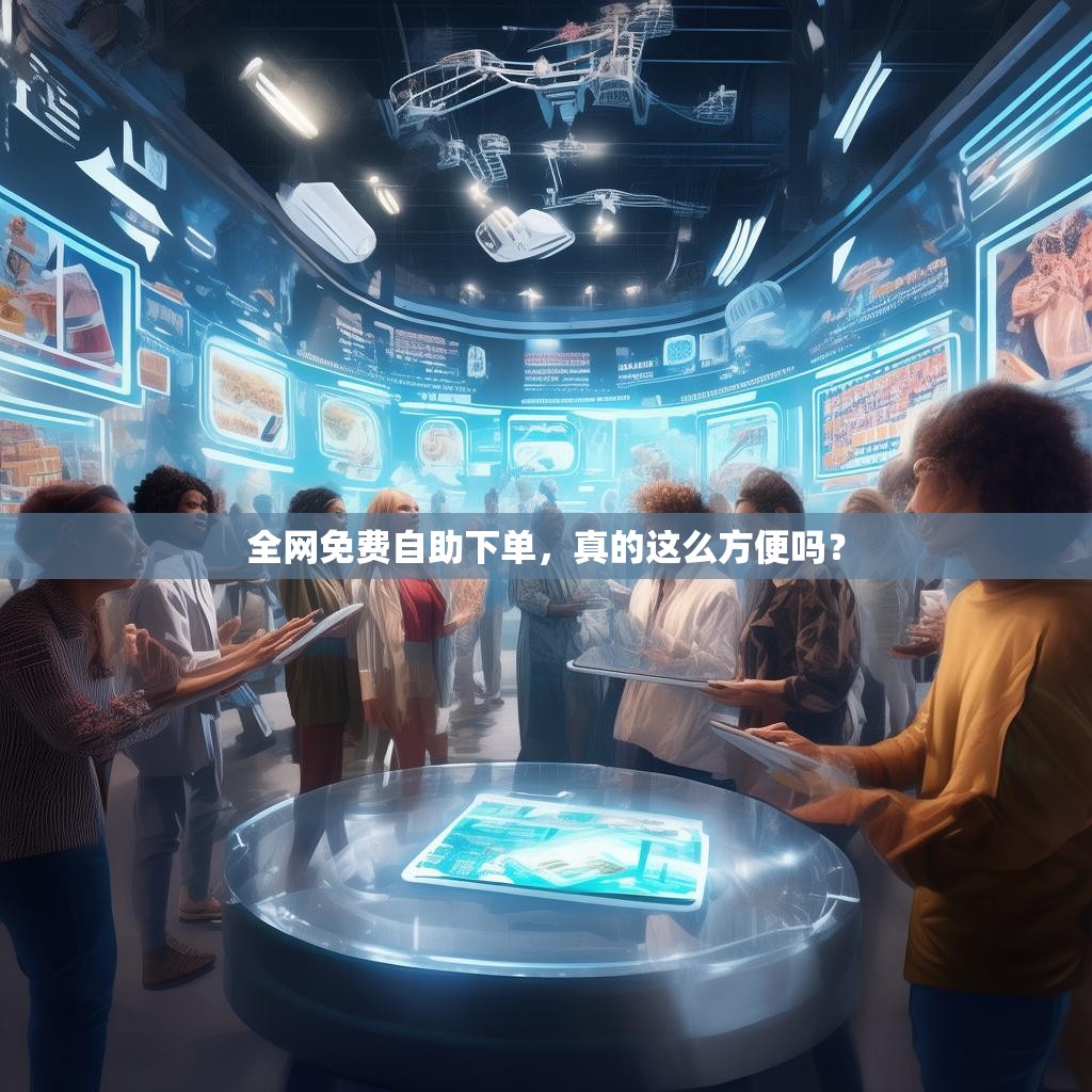 全网免费自助下单，真的这么方便吗？