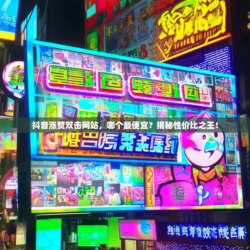 抖音涨赞双击网站，哪个最便宜？揭秘性价比之王！