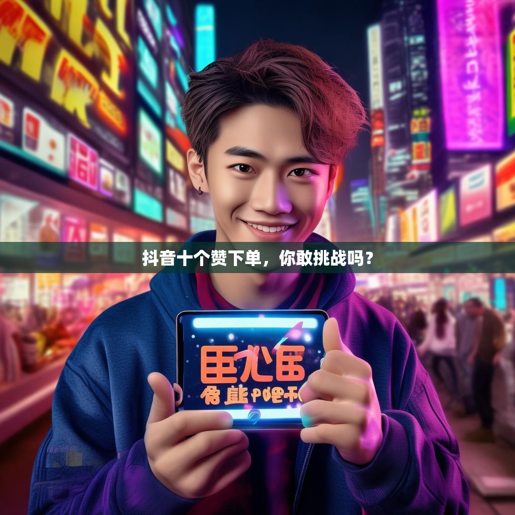 抖音十个赞下单，你敢挑战吗？