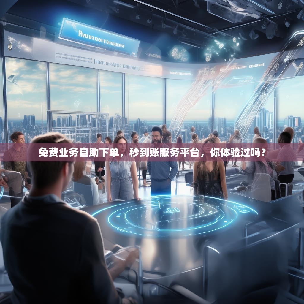 免费业务自助下单，秒到账服务平台，你体验过吗？