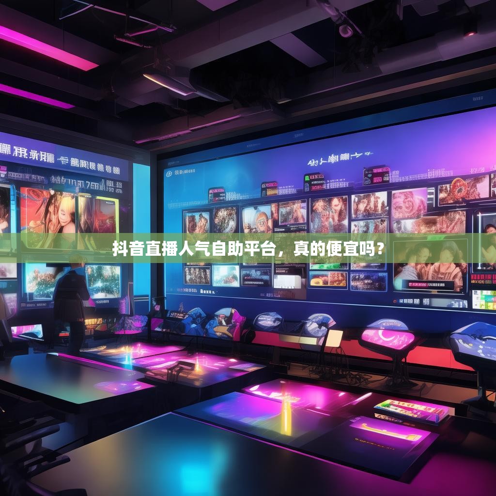 抖音直播人气自助平台，真的便宜吗？