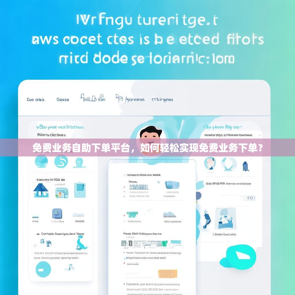 免费业务自助下单平台，如何轻松实现免费业务下单？