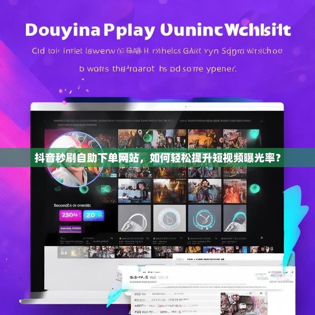 抖音秒刷自助下单网站，如何轻松提升短视频曝光率？