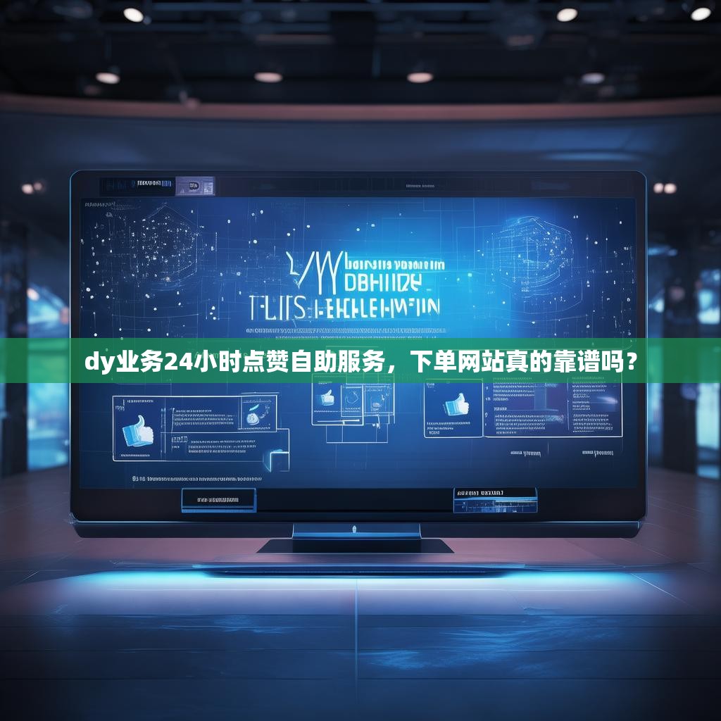 dy业务24小时点赞自助服务，下单网站真的靠谱吗？