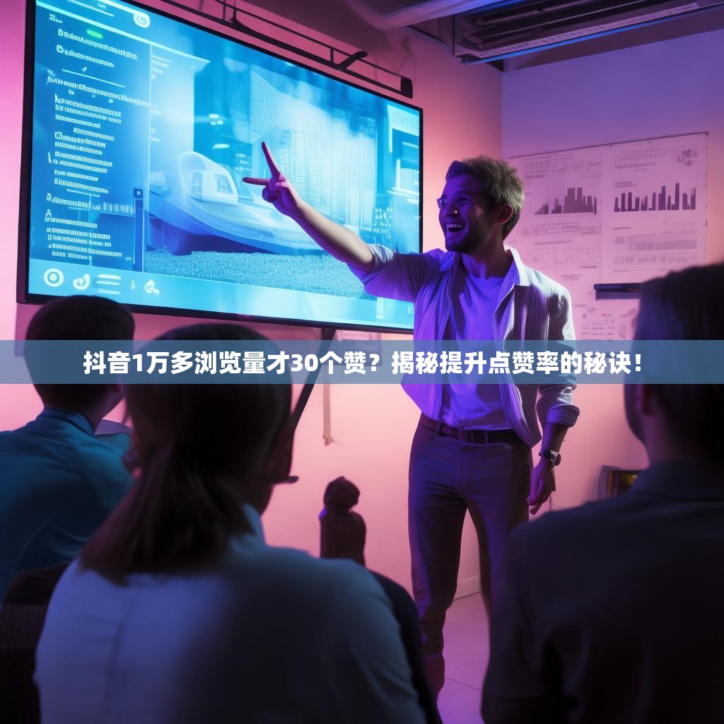 抖音1万多浏览量才30个赞？揭秘提升点赞率的秘诀！