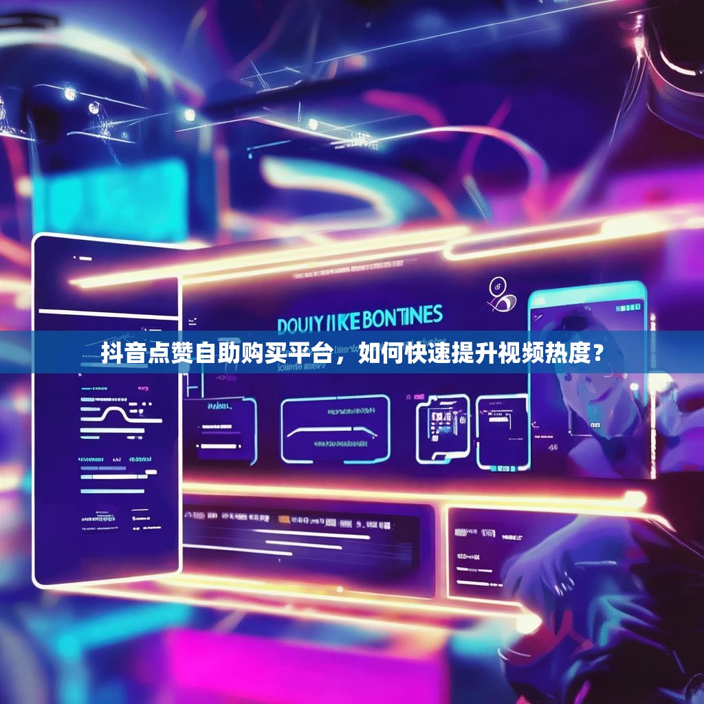 抖音点赞自助购买平台，如何快速提升视频热度？