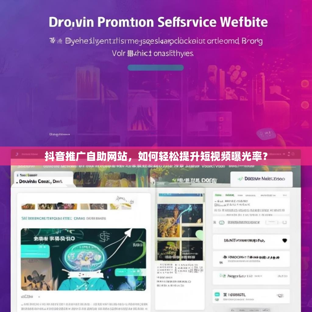 抖音推广自助网站，如何轻松提升短视频曝光率？