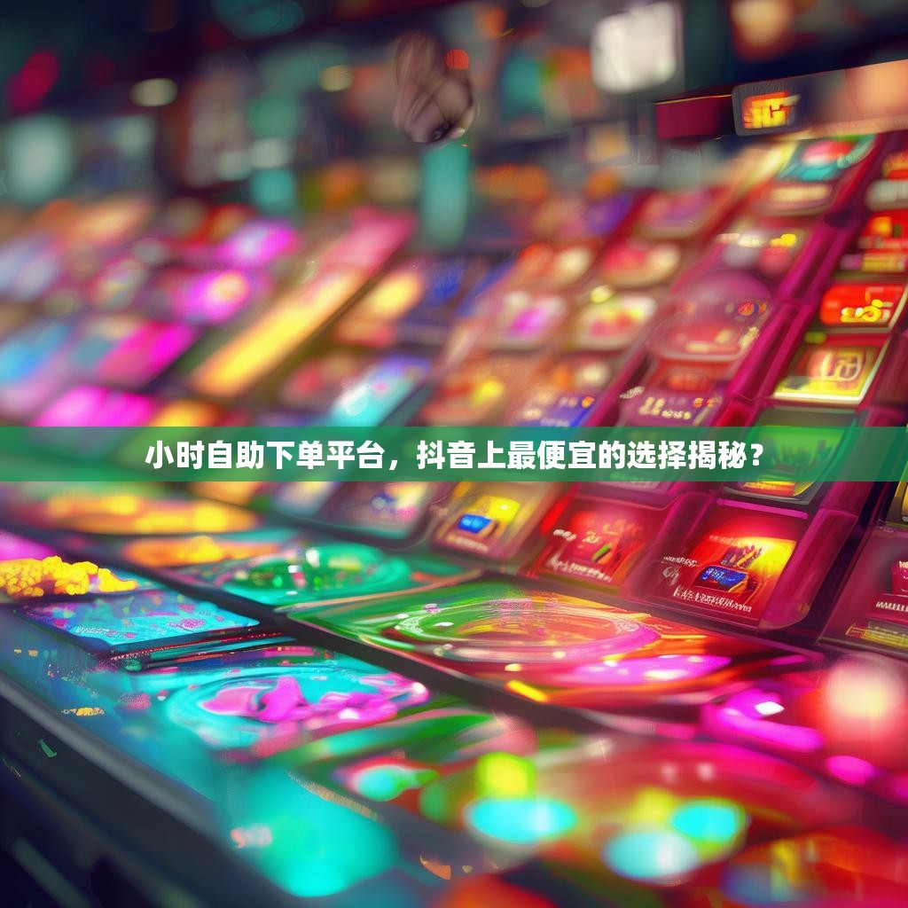 小时自助下单平台,抖音上最便宜的选择揭秘? 小时自助下单平台,抖音上最便宜的选择揭秘?