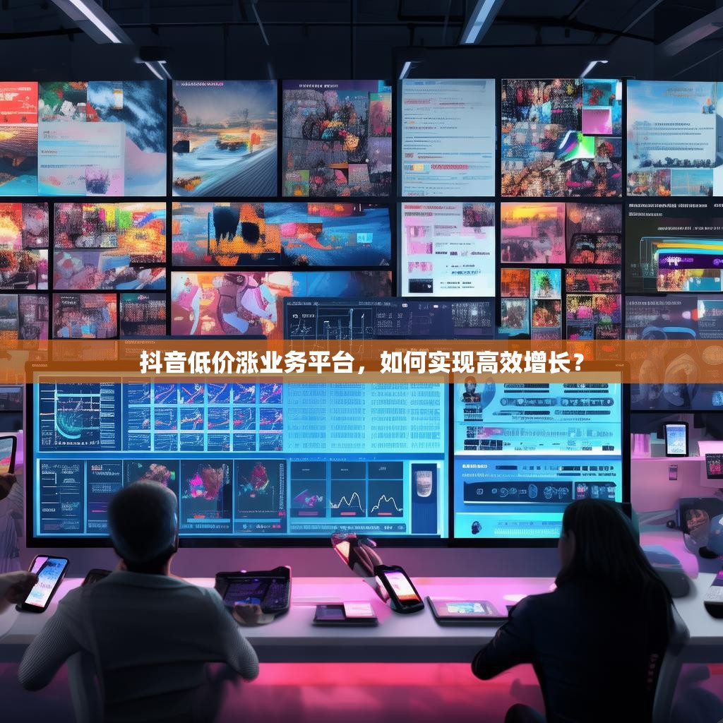 抖音低价涨业务平台，如何实现高效增长？