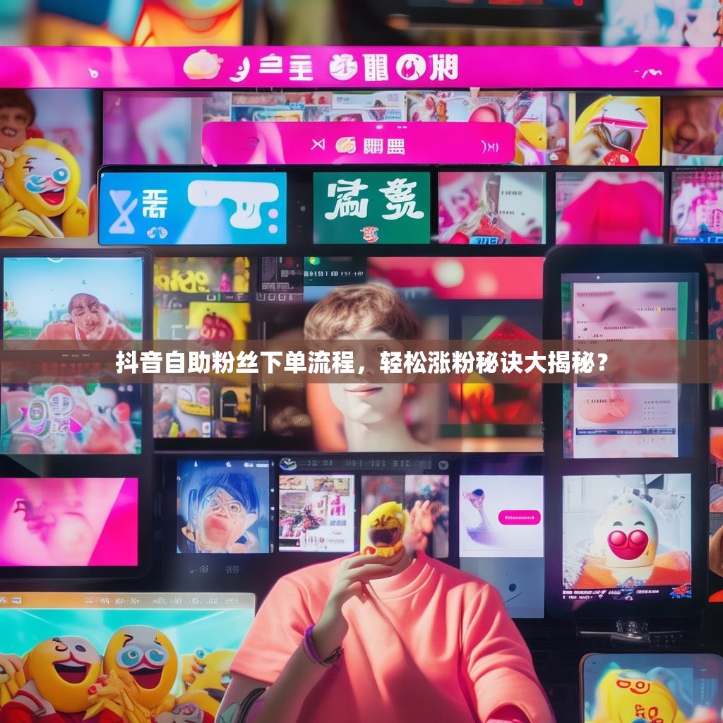 抖音自助粉丝下单流程，轻松涨粉秘诀大揭秘？