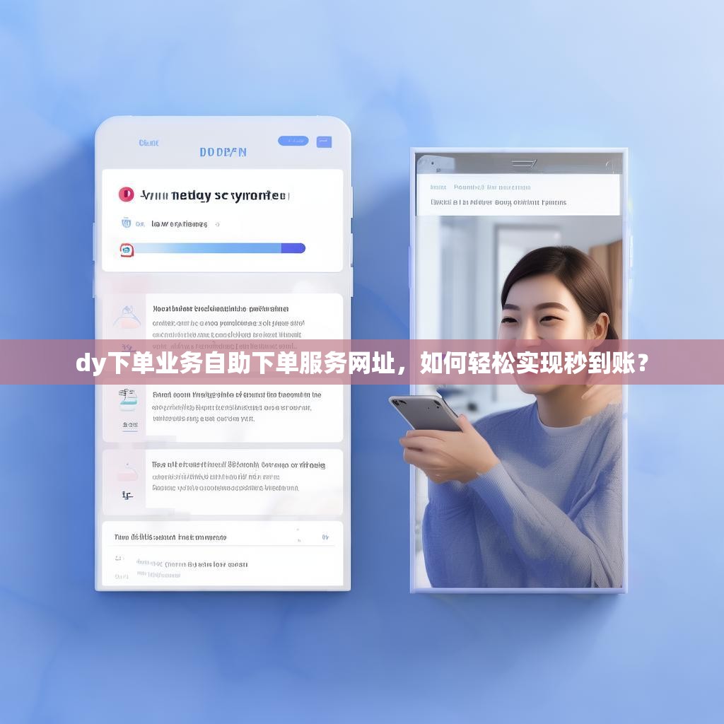 dy下单业务自助下单服务网址，如何轻松实现秒到账？