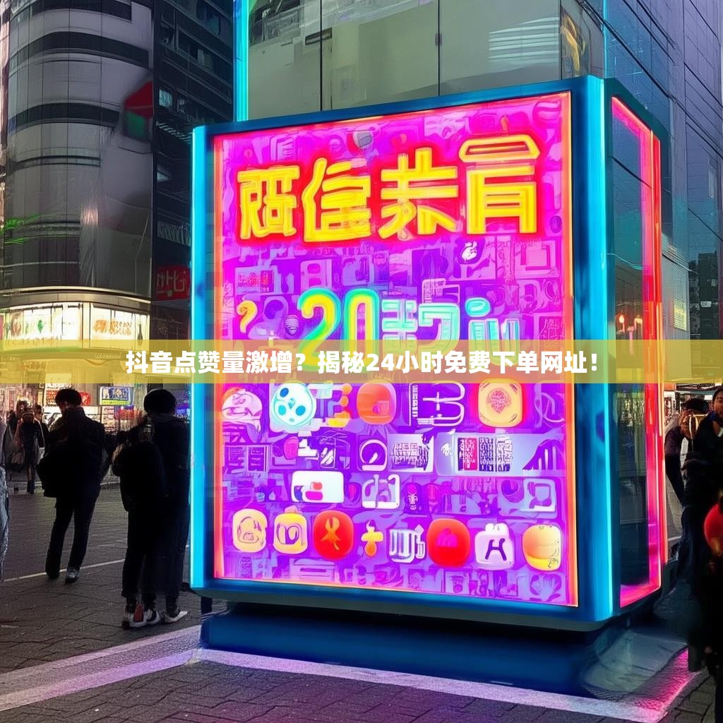 抖音点赞量激增？揭秘24小时免费下单网址！