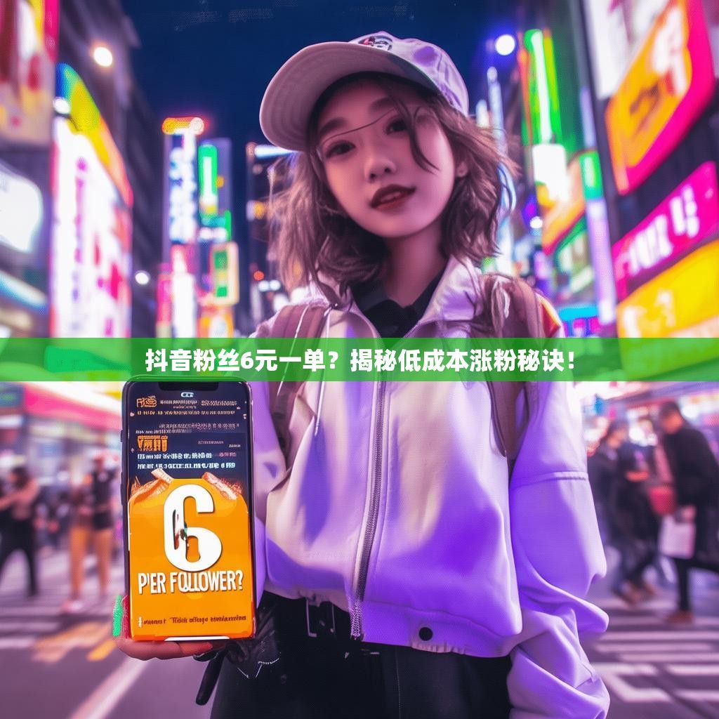 抖音粉丝6元一单？揭秘低成本涨粉秘诀！