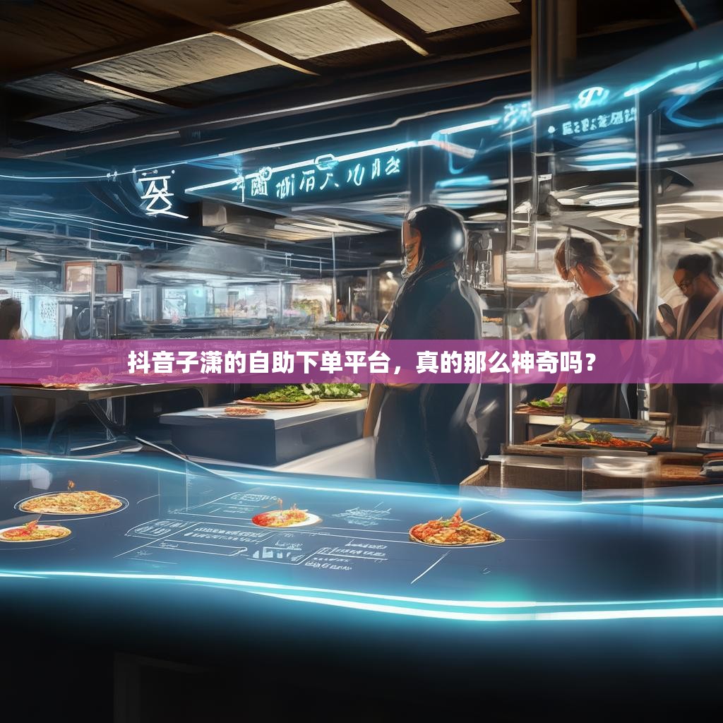 抖音子潇的自助下单平台，真的那么神奇吗？