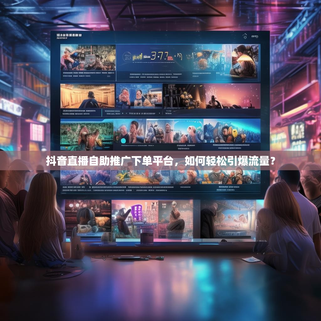 抖音直播自助推广下单平台，如何轻松引爆流量？