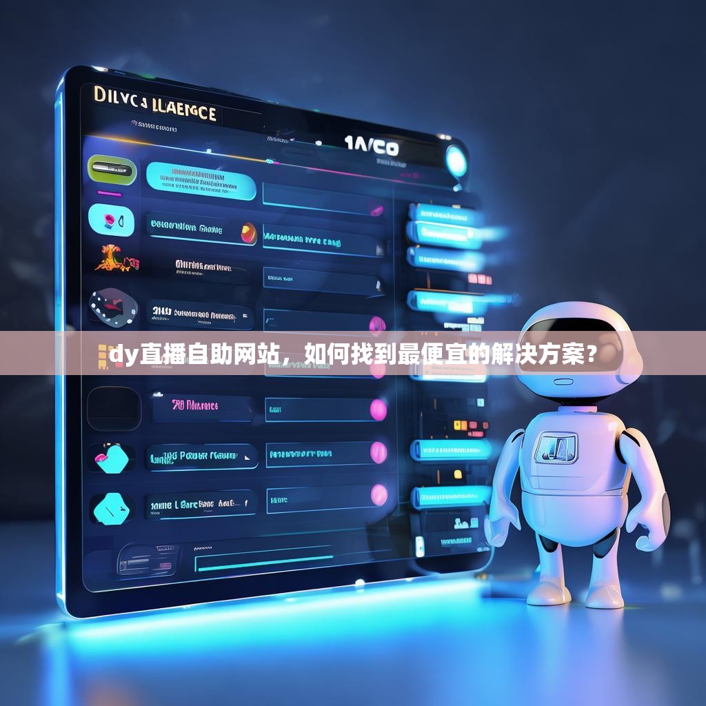 dy直播自助网站，如何找到最便宜的解决方案？