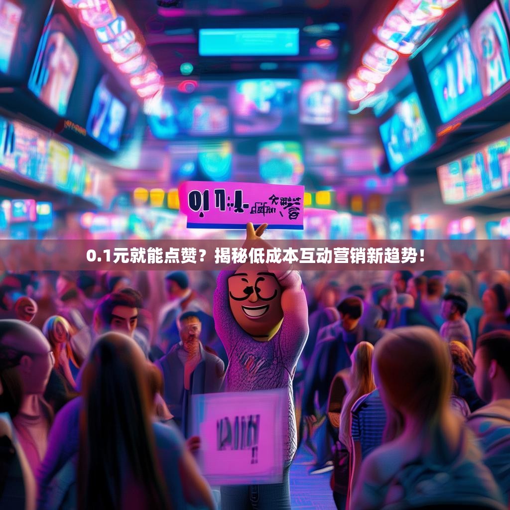0.1元就能点赞？揭秘低成本互动营销新趋势！