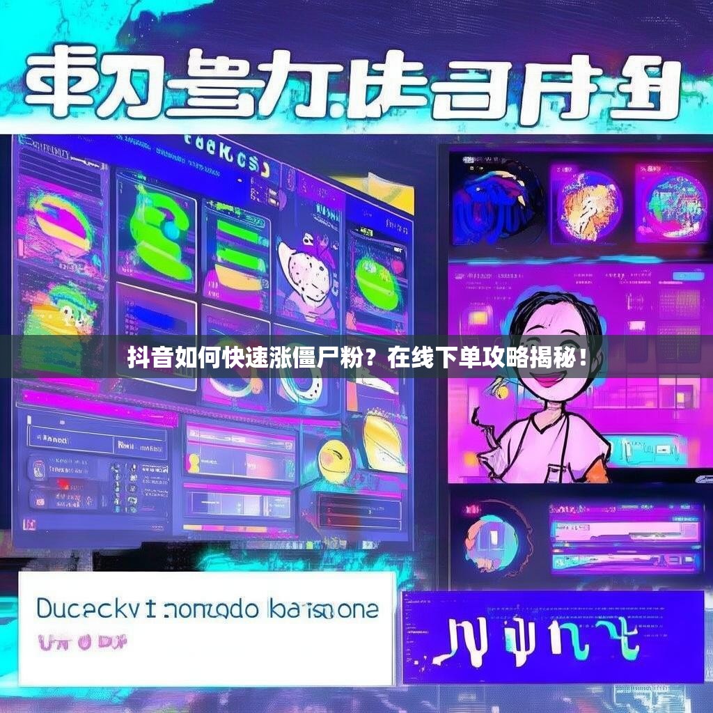 抖音如何快速涨僵尸粉？在线下单攻略揭秘！