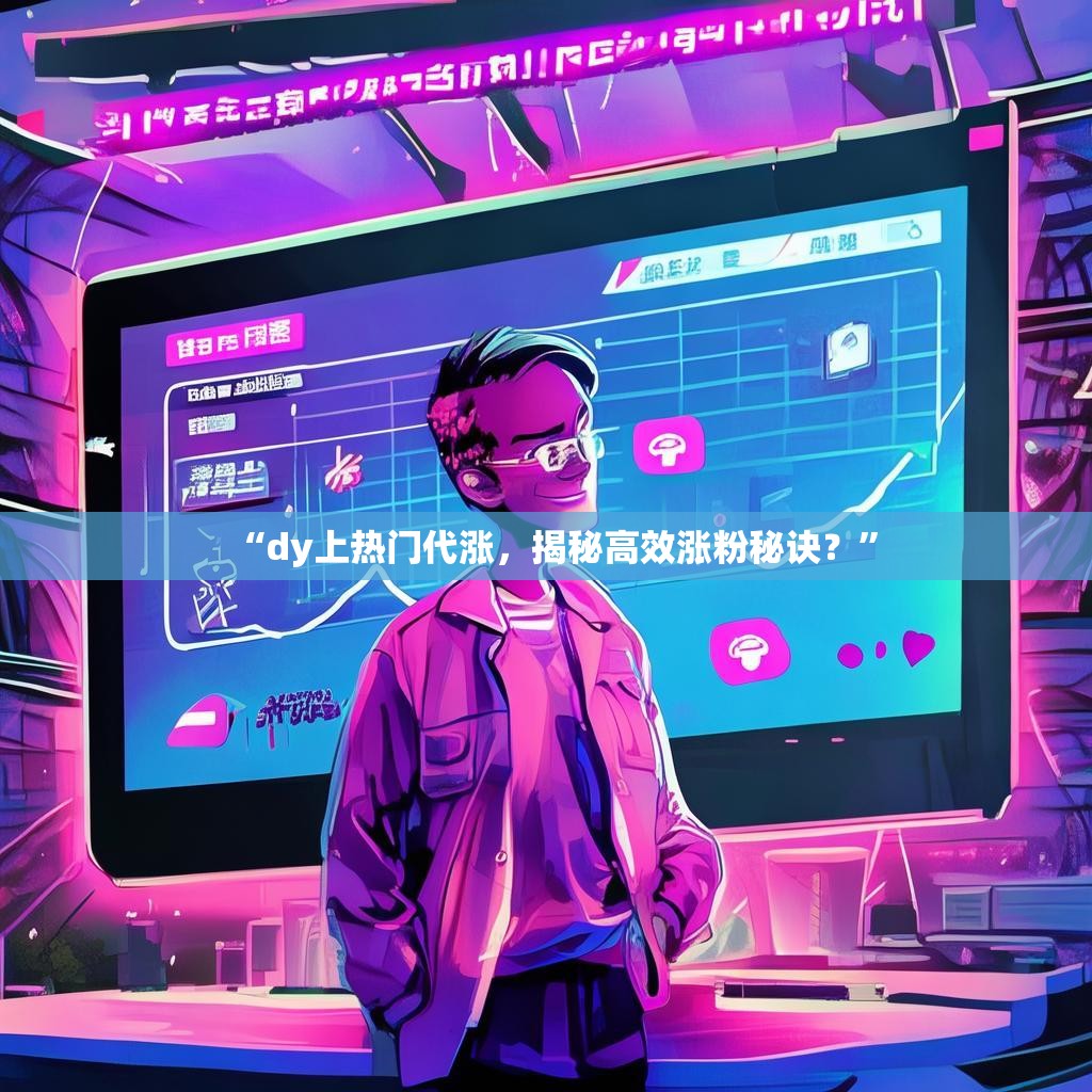 “dy上热门代涨，揭秘高效涨粉秘诀？”