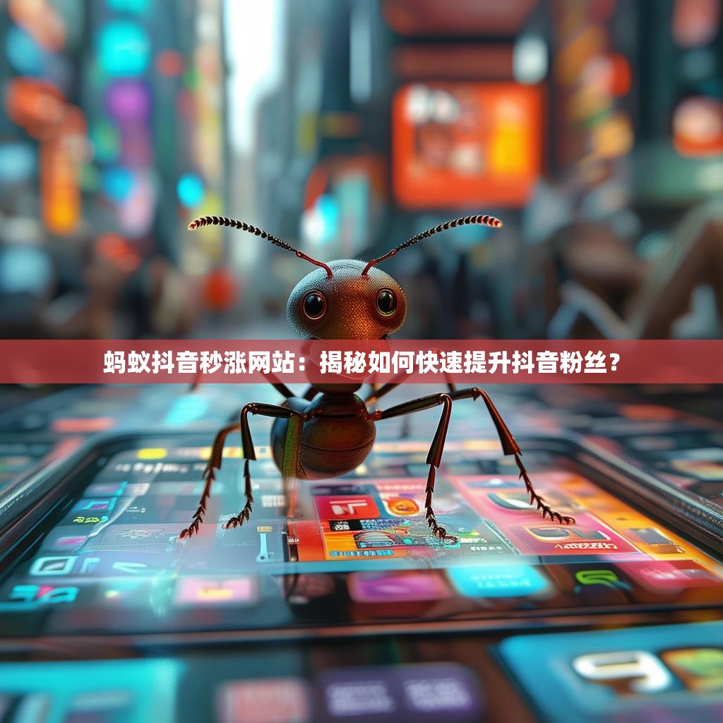 蚂蚁抖音秒涨网站：揭秘如何快速提升抖音粉丝？