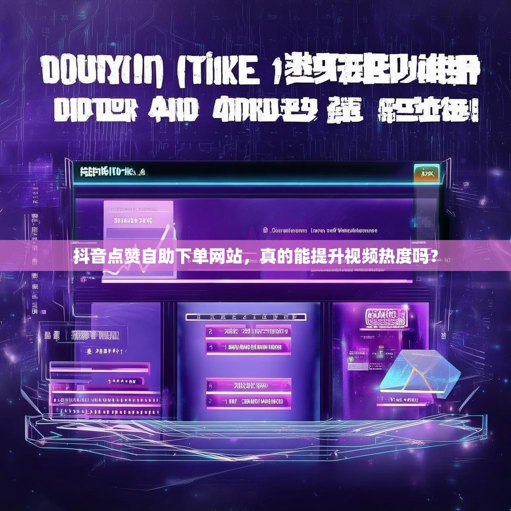 抖音点赞自助下单网站，真的能提升视频热度吗？