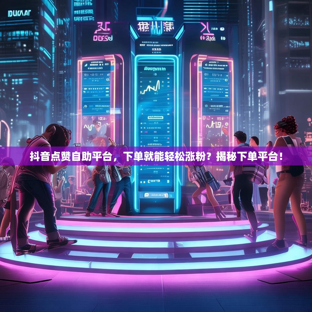 抖音点赞自助平台，下单就能轻松涨粉？揭秘下单平台！