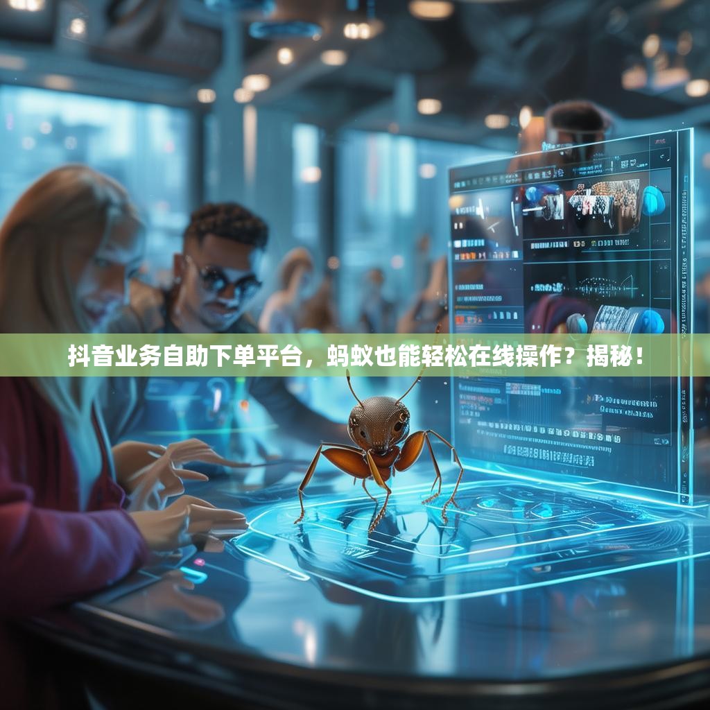 抖音业务自助下单平台，蚂蚁也能轻松在线操作？揭秘！