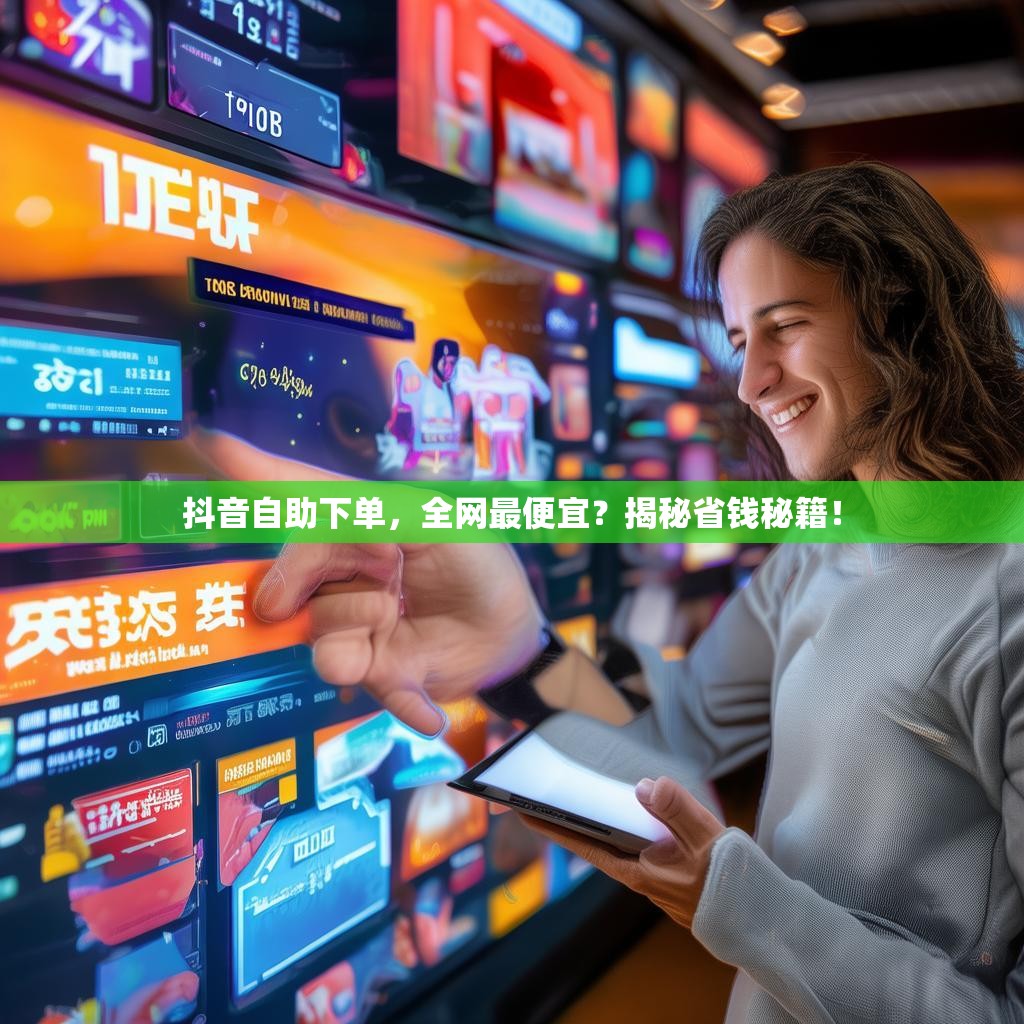 抖音自助下单,全网最便宜?揭秘省钱秘籍! 抖音自助下单,全网最便宜?揭秘省钱秘籍!