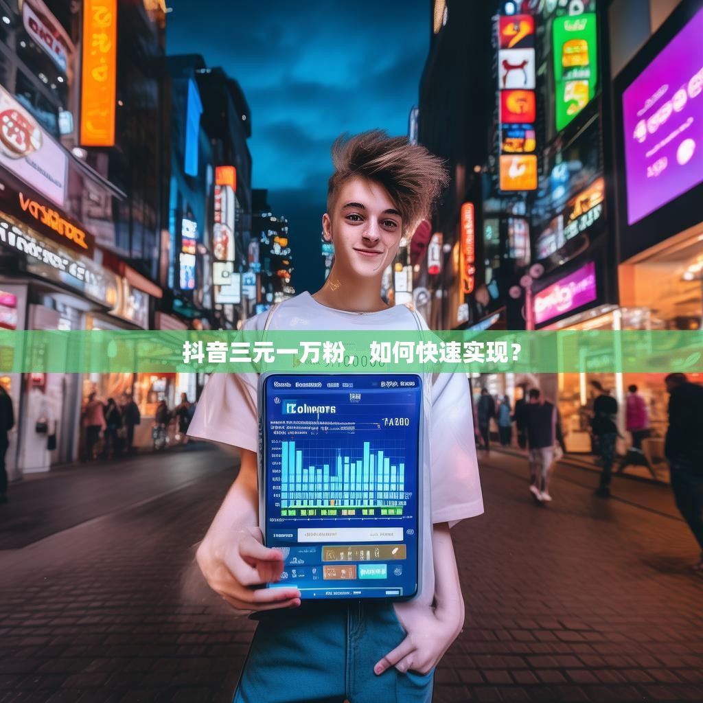抖音三元一万粉,如何快速实现? 抖音三元一万粉,如何快速实现?