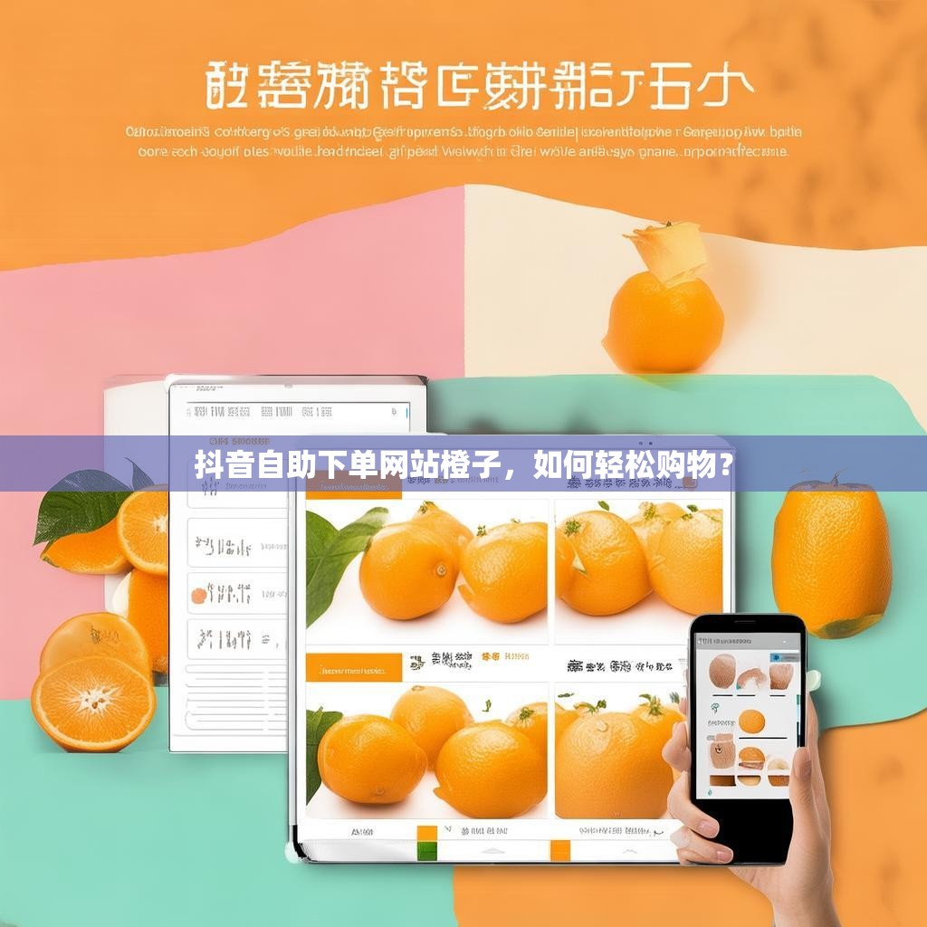 抖音自助下单网站橙子，如何轻松购物？