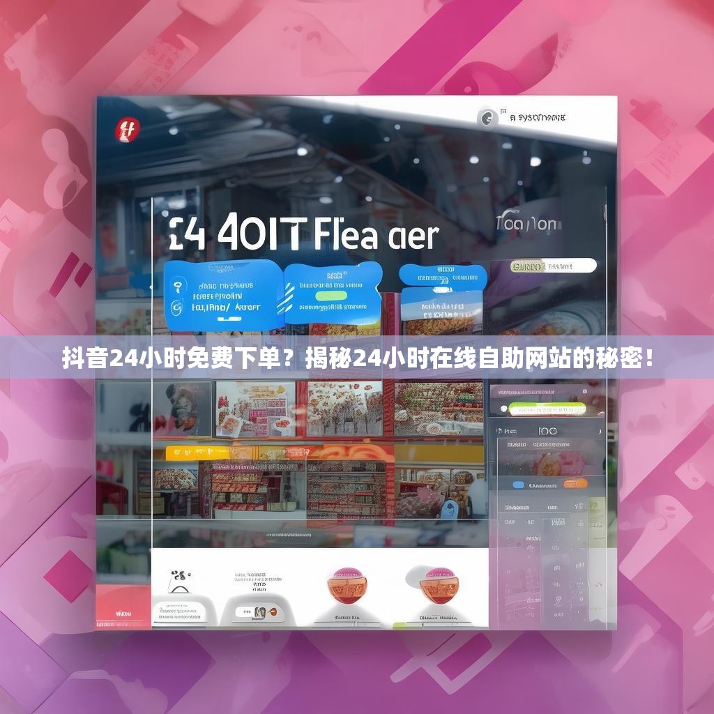 抖音24小时免费下单？揭秘24小时在线自助网站的秘密！