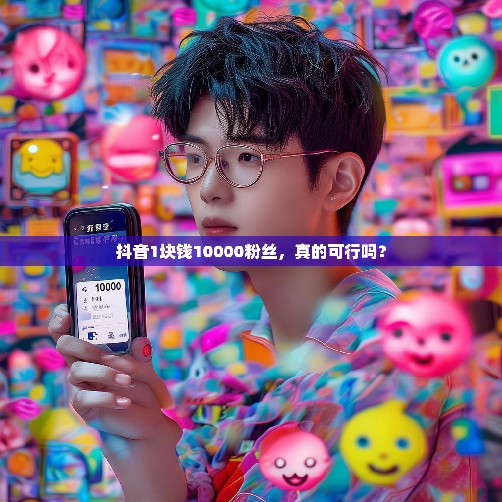 抖音1块钱10000粉丝，真的可行吗？