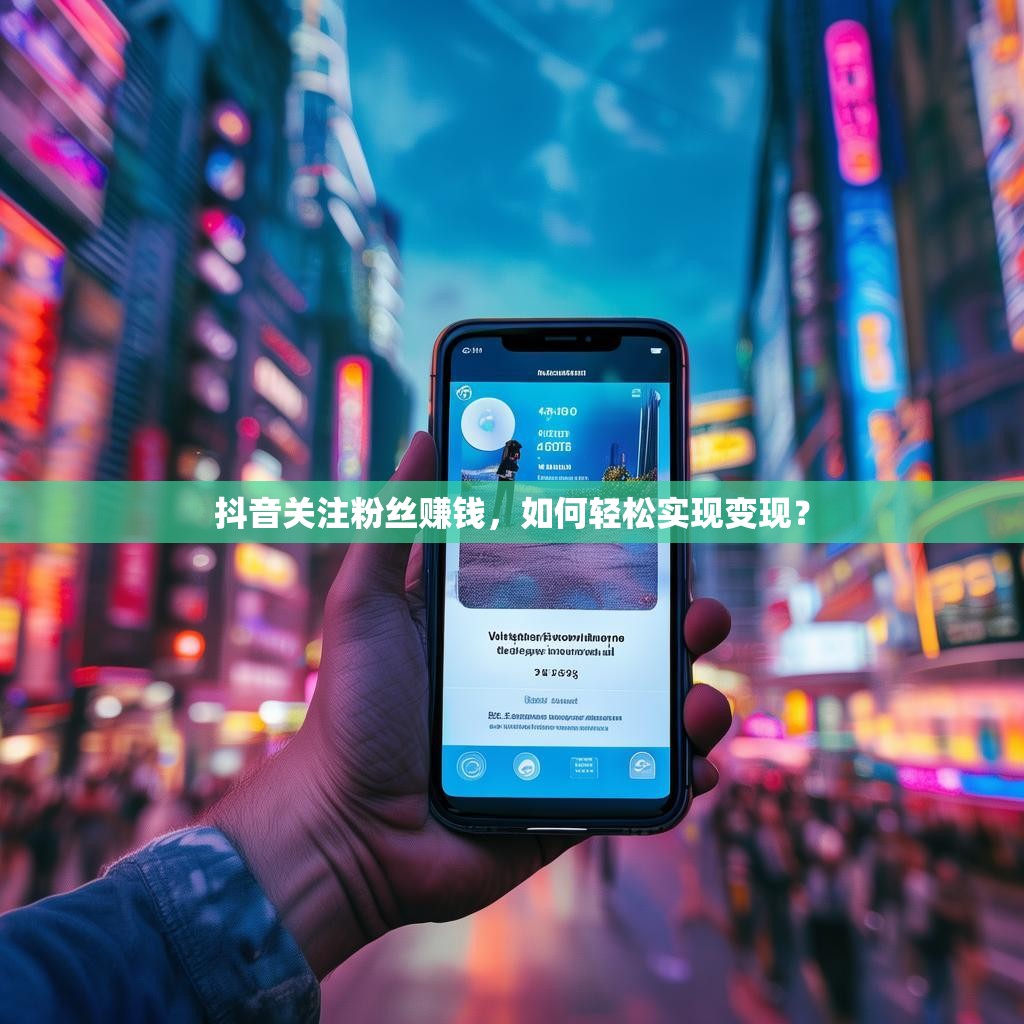 抖音关注粉丝赚钱，如何轻松实现变现？
