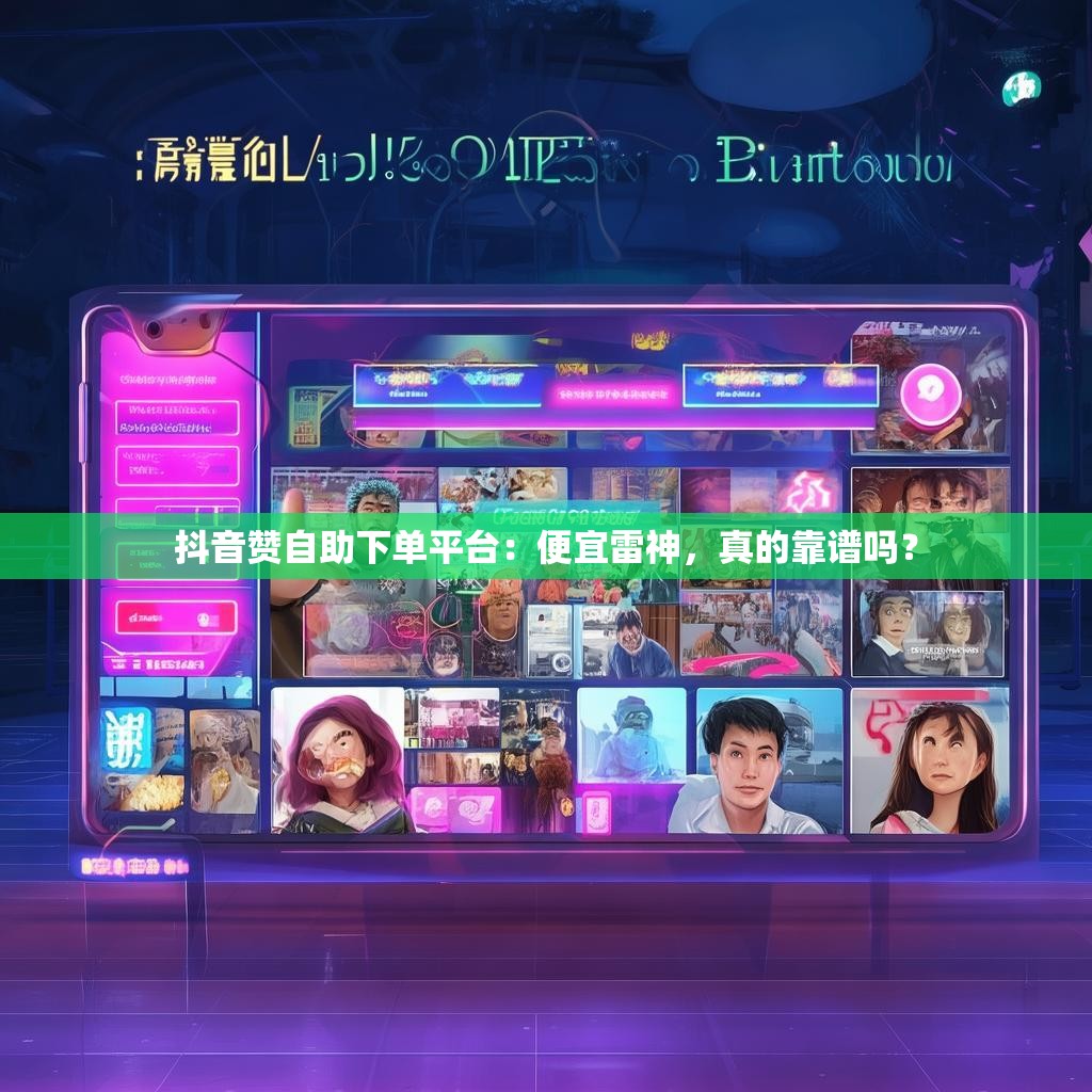 抖音赞自助下单平台：便宜雷神，真的靠谱吗？