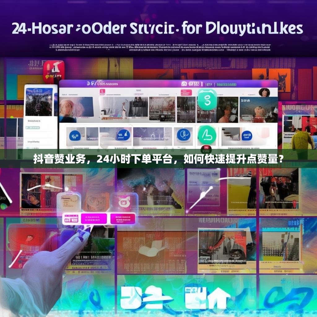 抖音赞业务，24小时下单平台，如何快速提升点赞量？