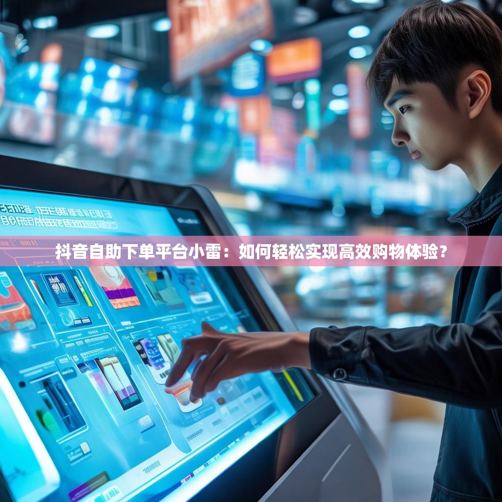 抖音自助下单平台小雷：如何轻松实现高效购物体验？
