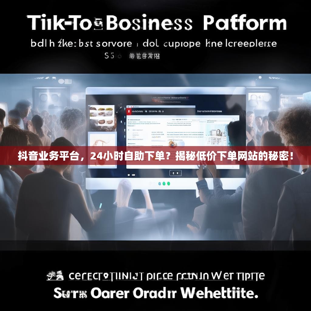 抖音业务平台，24小时自助下单？揭秘低价下单网站的秘密！